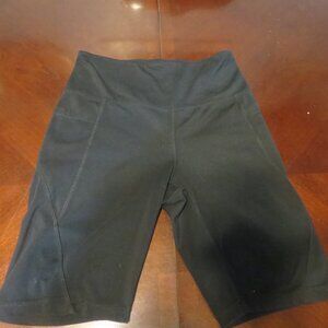 Danskin Women's High Waist Soft Bike Shorts Side Pockets Sizes S